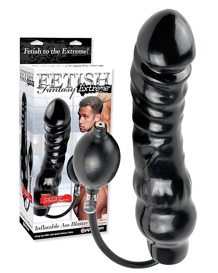 Фалоімітатор надувний Fetish Fantasy - Extreme Inflatable Ass Blaster від компанії poppersoff Попперс Київ Україна. Купити з доставкою - фото 1