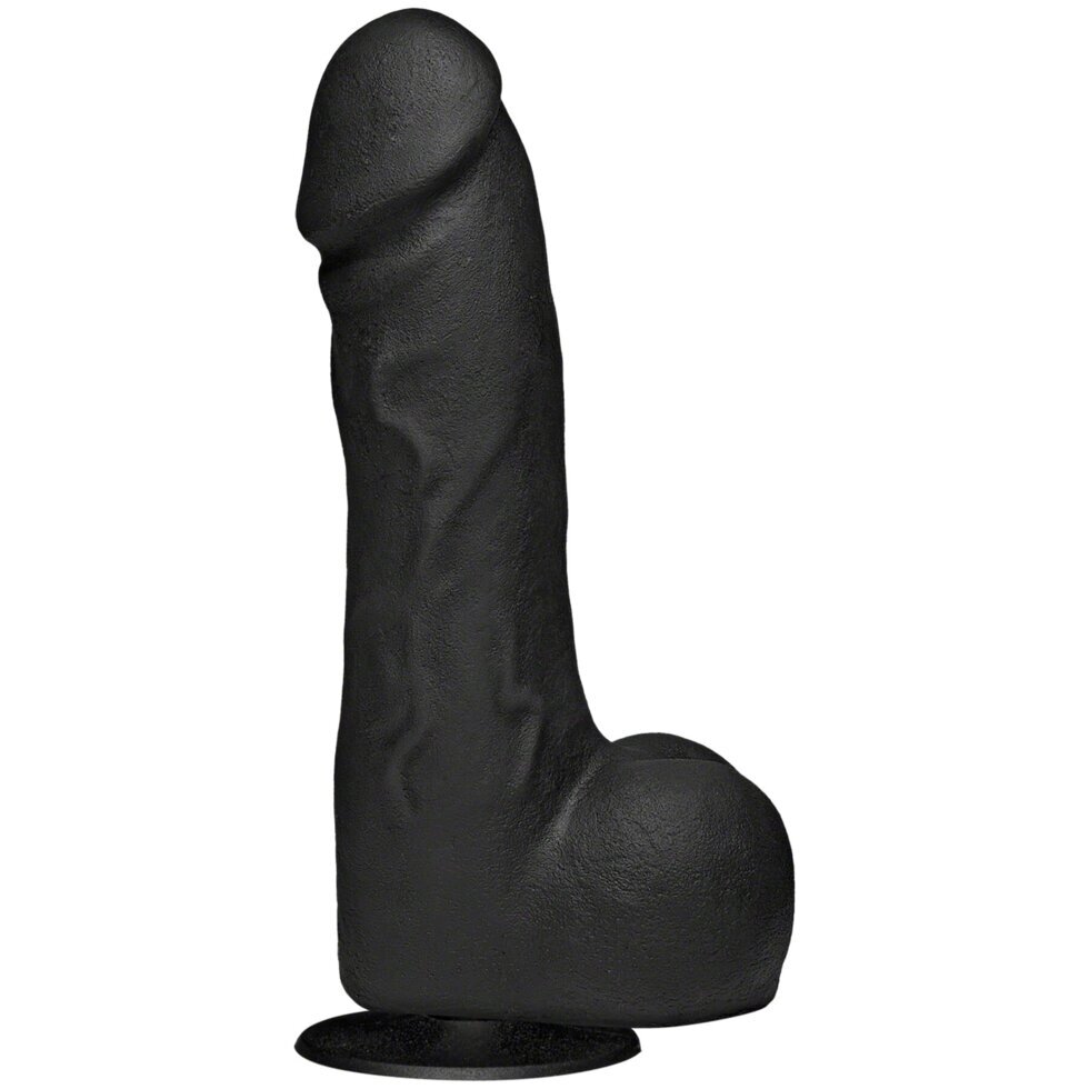 Фалоімітатор зі знімною присоскою Doc Johnson Kink - The Perfect Cock 7.5 inch Vac-U-Lock - Black від компанії poppersoff Попперс Київ Україна. Купити з доставкою - фото 1