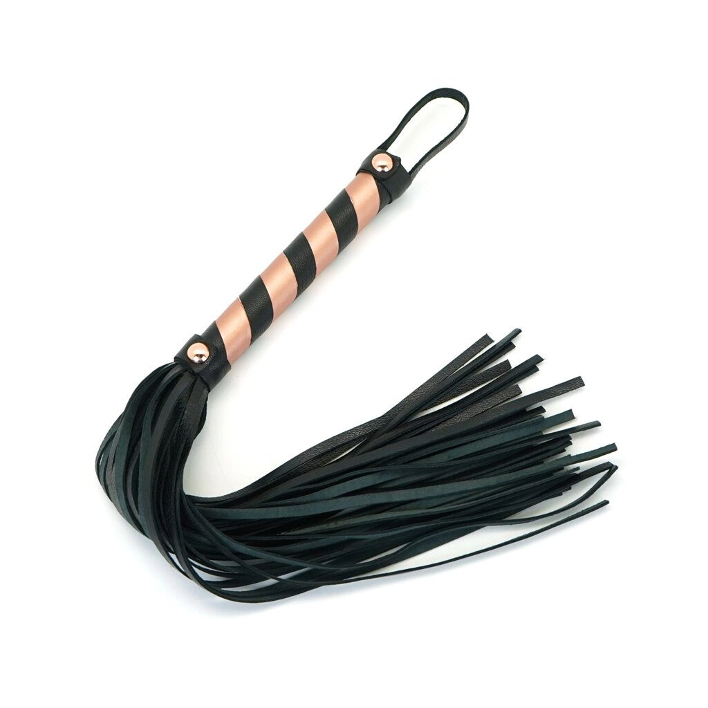 Флоггер Liebe Seele Rose Gold Memory Flogger від компанії poppersoff Попперс Київ Україна. Купити з доставкою - фото 1