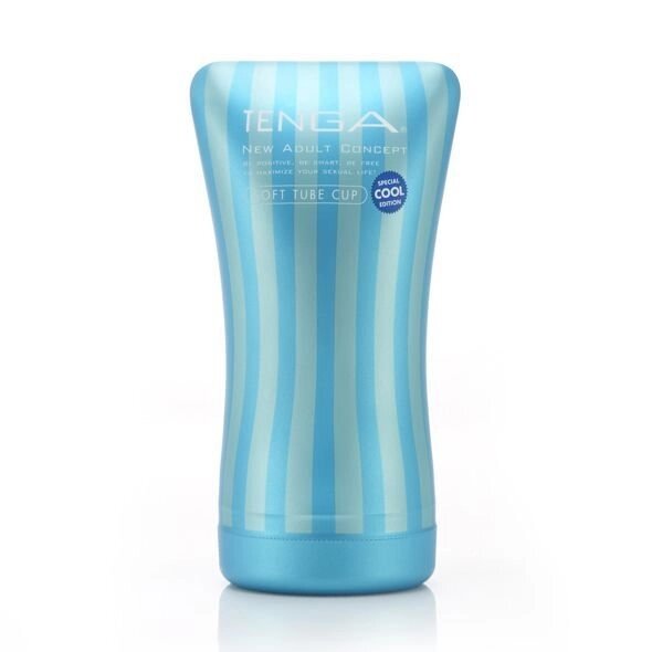 Мастурбатор Tenga Soft Tube Cup Cool Edition з охолоджувальною мастилом (м'яка подушечка) від компанії poppersoff Попперс Київ Україна. Купити з доставкою - фото 1