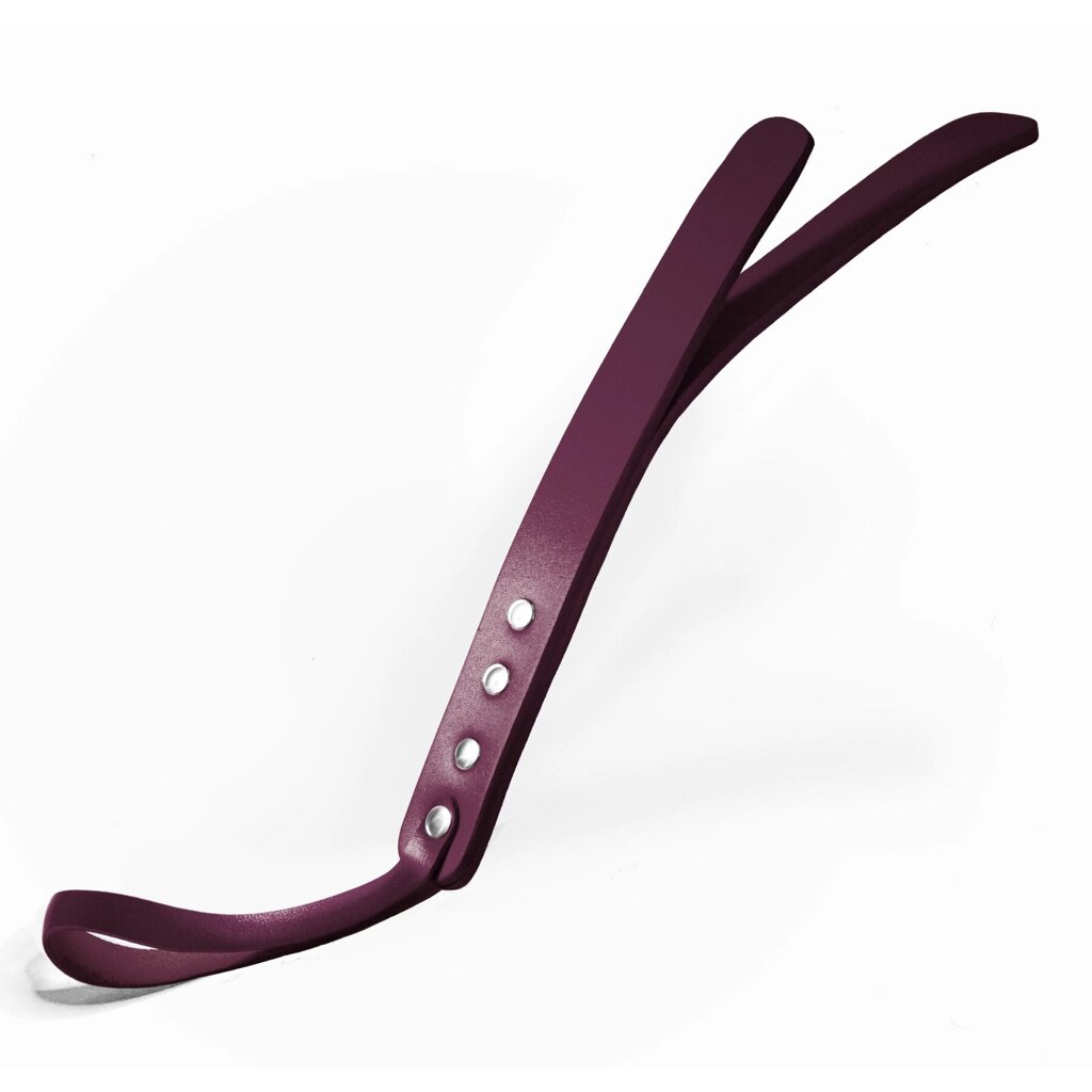 Паддл двошаровий Feral Feelings Leather Mini Paddle Burgundy, натуральна шкіра, burgundy від компанії poppersoff Попперс Київ Україна. Купити з доставкою - фото 1