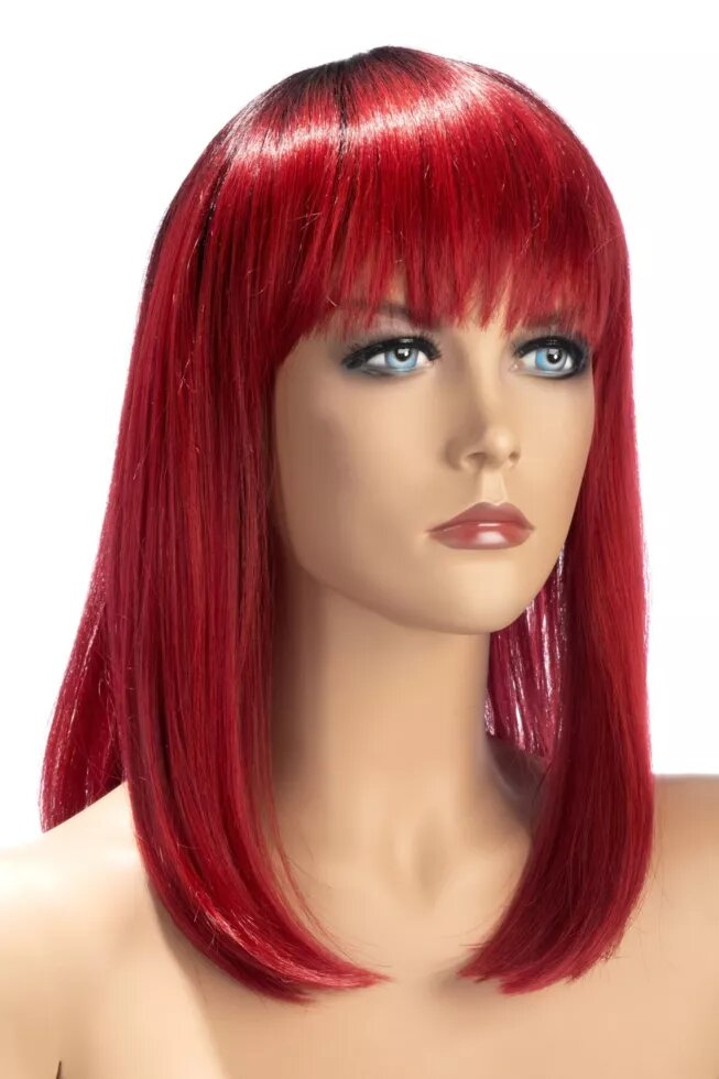 Перука World Wigs ELVIRA MID-LENGTH TWO-TONE RED від компанії poppersoff Попперс Київ Україна. Купити з доставкою - фото 1