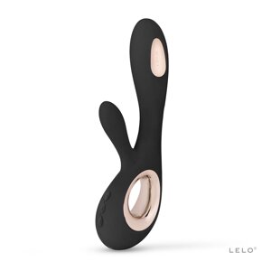 Вібратор-кролик LELO Soraya Wave Black, ваблять руху стовбура в Києві от компании poppersoff Попперс Киев Украина. Купить с доставкой