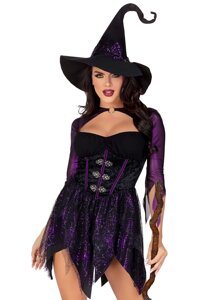 Костюм відьми Leg Avenue Mystical Witch XL, сукня, капелюх в Києві от компании poppersoff Попперс Киев Украина. Купить с доставкой