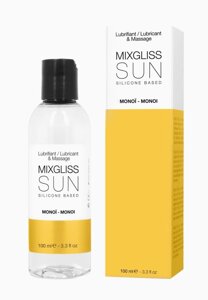 Лубрикант на силіконовій основі MixGliss SUN MONOI (100 мл) з ароматом олії моної в Києві от компании poppersoff Попперс Киев Украина. Купить с доставкой