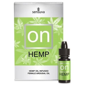 Збудливо краплі для клітора Sensuva - ON for Her Hemp Infused Arousal Oil (5 мл) з маслом конопель в Києві от компании poppersoff Попперс Киев Украина. Купить с доставкой