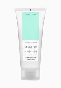 Лубрикант на водяній основі MixGliss FRESH Pepper mint (70 мл) перцева м'ята в Києві от компании poppersoff Попперс Киев Украина. Купить с доставкой