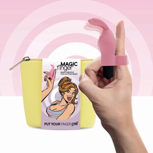 Вібратор на палець FeelzToys Magic Finger Vibrator Pink в Києві от компании poppersoff Попперс Киев Украина. Купить с доставкой