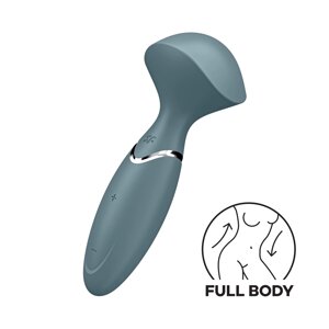 Вібромасажер Satisfyer Mini Wand-er Grey в Києві от компании poppersoff Попперс Киев Украина. Купить с доставкой