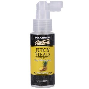 Зволожуючий оральний спрей Doc Johnson GoodHead – Juicy Head Dry Mouth Spray – Pineapple 59мл в Києві от компании poppersoff Попперс Киев Украина. Купить с доставкой