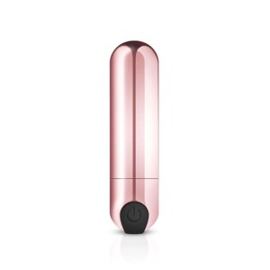 Вібропуля Rosy Gold — Nouveau Bullet Vibrator, перезаряджається в Києві от компании poppersoff Попперс Киев Украина. Купить с доставкой