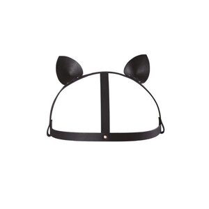 Маска кішечки Bijoux Indiscrets MAZE - Cat Ears Headpiece Black, екошкіра в Києві от компании poppersoff Попперс Киев Украина. Купить с доставкой