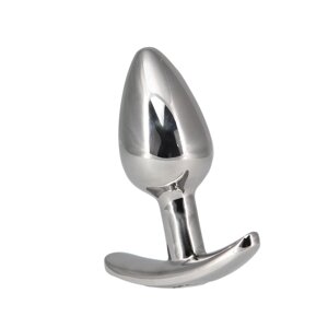 Анальна пробка Pillow Talk Sneaky Luxurious Stainless Steel Anal Plug з кристалом Swarovski