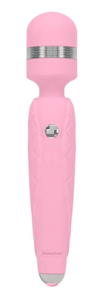 Розкішний вибромассажер PILLOW TALK - Cheeky Pink з кристалом Swarovsky, плавне підвищення потужності - вартість