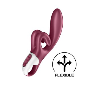 Вібратор-кролик Satisfyer Touch Me Red, подвійний відросток, 3 потужних мотора в Києві от компании poppersoff Попперс Киев Украина. Купить с доставкой