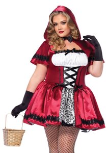 Еротичний костюм Червоної шапочки Leg Avenue Gothic Red Riding Hood 3X–4X, плаття, накидка в Києві от компании poppersoff Попперс Киев Украина. Купить с доставкой