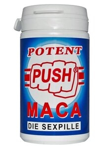 Push potent капсули для потенції і енергетик (маку 400 мг + гуарана 100 мг) 60 капсул