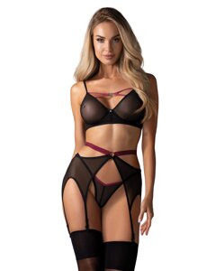 Комплект Obsessive Novenes 3-pcs set XS/S в Києві от компании poppersoff Попперс Киев Украина. Купить с доставкой