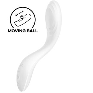 Вібратор з перловою стимуляцією точки G Satisfyer Rrrolling Pleasure White в Києві от компании poppersoff Попперс Киев Украина. Купить с доставкой