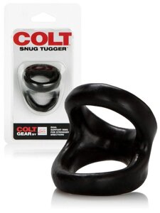 Кільце ерекційне подвійне COLT Snug Tugger Double Cockring Black в Києві от компании poppersoff Попперс Киев Украина. Купить с доставкой