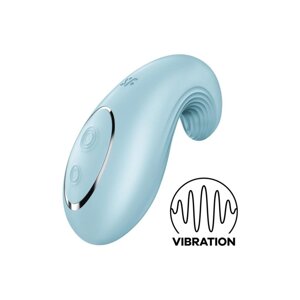 Вібратор Satisfyer Dipping Delight Light Blue, 2 двигуна, гнучкий кінчик в Києві от компании poppersoff Попперс Киев Украина. Купить с доставкой