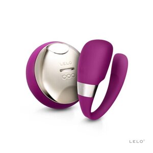 Вібратор для пар LELO Tiani 3 Deep Rose, 2 мотора, пульт ДУ в Києві от компании poppersoff Попперс Киев Украина. Купить с доставкой