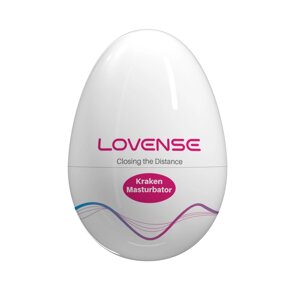 Мастурбатор-яйце Lovense Kraken masturbator egg, текстури-сюрприз