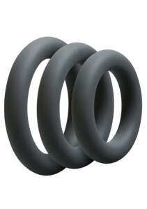 Набір ерекційних кілець Doc Johnson OptiMALE 3 C-Ring Set Thick в Києві от компании poppersoff Попперс Киев Украина. Купить с доставкой