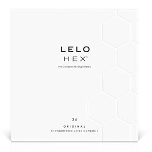 Презервативи LELO HEX Condoms Original 36 Pack, тонкі і суперміцні