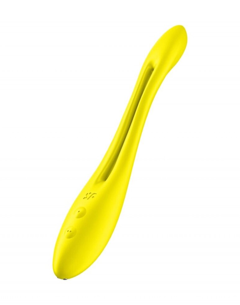 Універсальний гнучкий вібратор для пари Satisfyer Elastic Game Yellow від компанії poppersoff Попперс Київ Україна. Купити з доставкою - фото 1