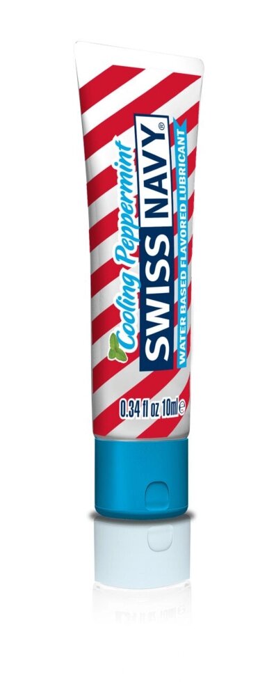 Водяна мастила Swiss Navy Cooling Peppermint 10 ml від компанії poppersoff Попперс Київ Україна. Купити з доставкою - фото 1