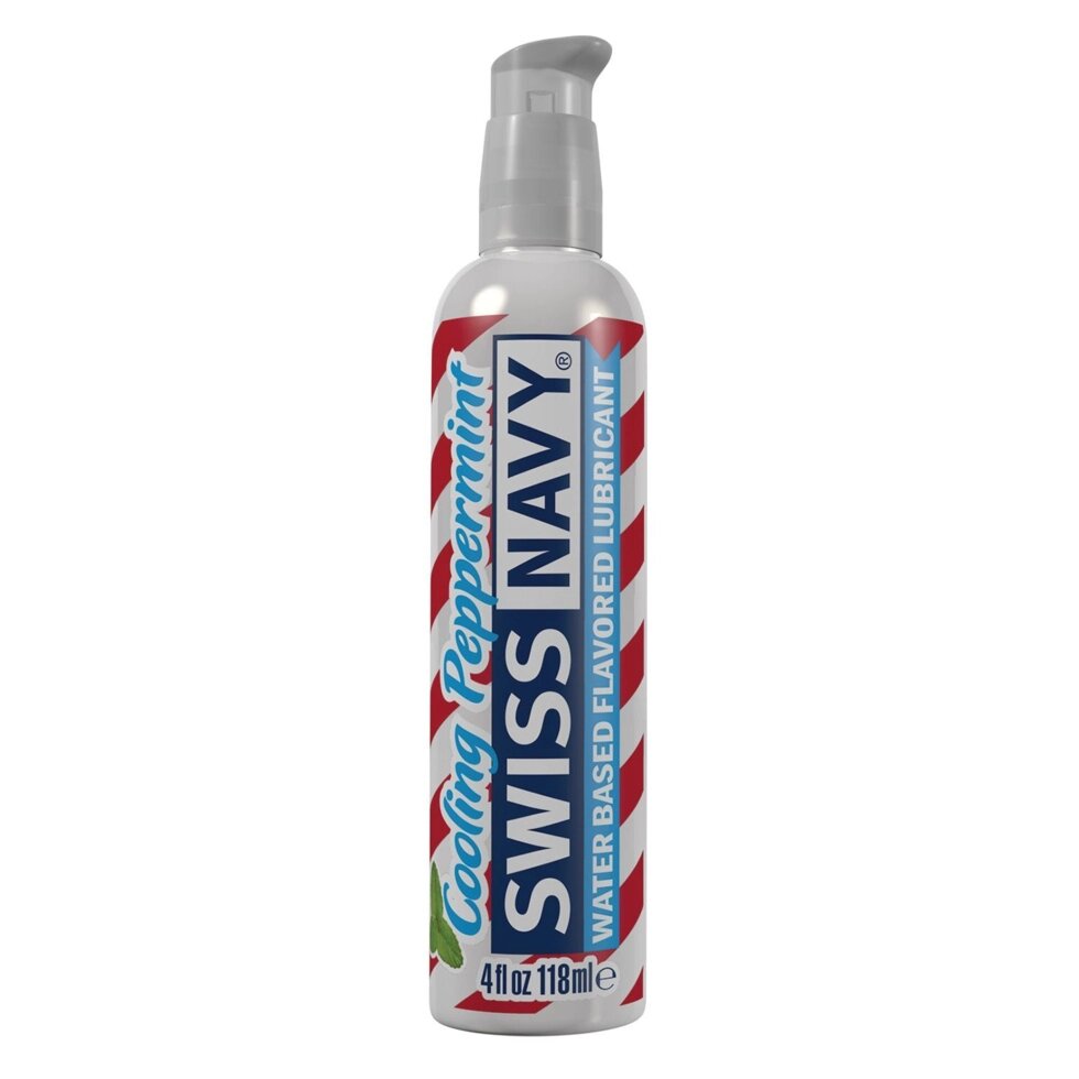 Водяна мастила Swiss Navy Cooling Peppermint 118 ml від компанії poppersoff Попперс Київ Україна. Купити з доставкою - фото 1