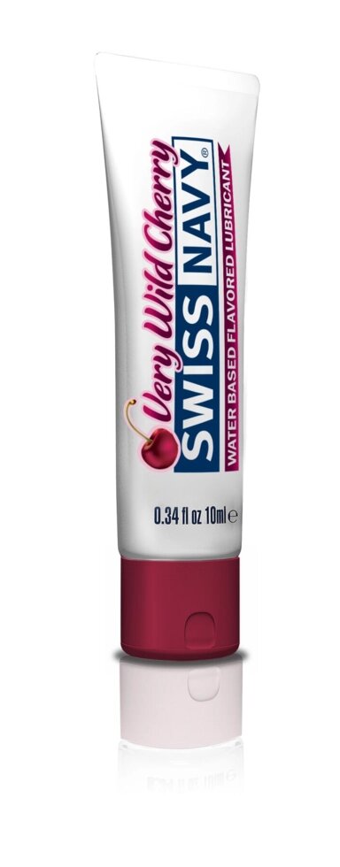 Водяна мастила Swiss Navy Wild Cherry 10 ml від компанії poppersoff Попперс Київ Україна. Купити з доставкою - фото 1