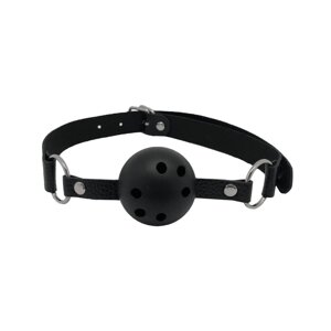 Air -permable Gag Alive Discretion Black}