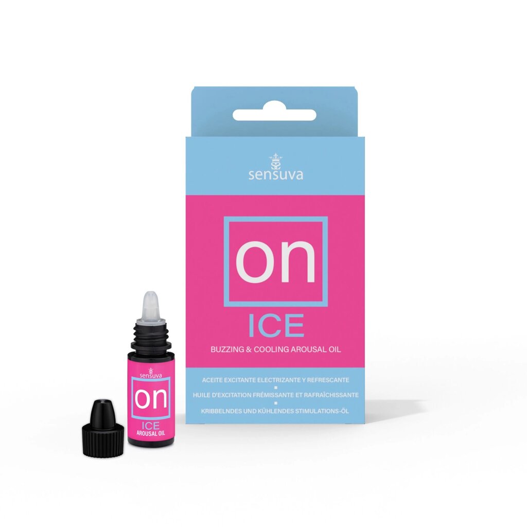 Збудливо краплі для клітора Sensuva - ON Arousal Oil for Her Ice (5 мл) охолоджуючі, до 30 хвилин від компанії poppersoff Попперс Київ Україна. Купити з доставкою - фото 1