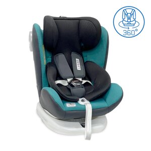 Автокресло Lorelli Lusso + sps + Isofix 0+1/2/3 (0-36 кг) Зелений