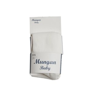 Колготки Mungan cotton 0-6 міс ecru, молочний