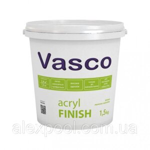 Vasco Acryl Finish 1.5кг акриловая шпатлевка для внутренних работ