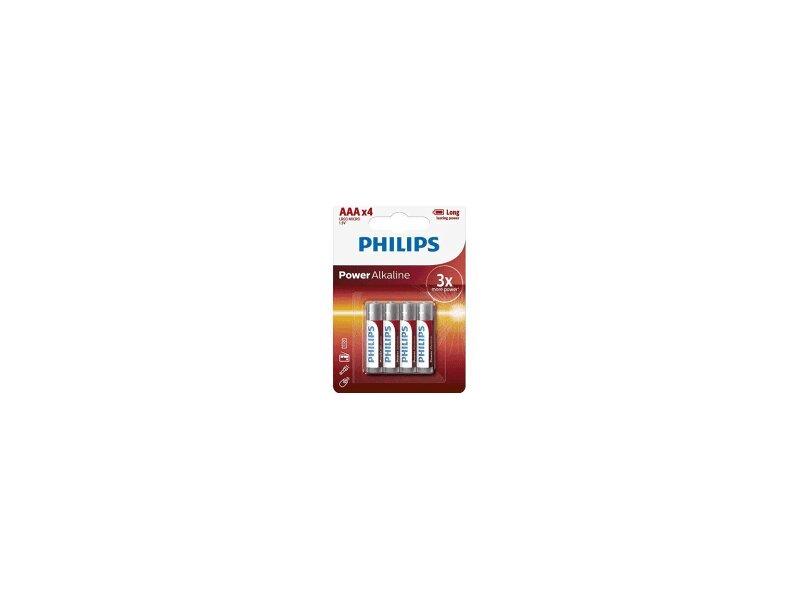 Акумулятор Philips Power Alkaline AAA BLI 4 LR03P4B/10 від компанії DENIKA | ІНТЕРНЕТ МАГАЗИН - фото 1