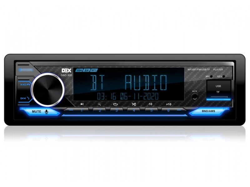Автомагнітола DEX DAC 300 MP3 від компанії DENIKA | ІНТЕРНЕТ МАГАЗИН - фото 1