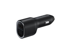 Автомобільний зарядний пристрій Samsung 40W Car Charger U+C (EP-L4020NBEGRU) Black