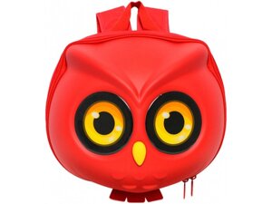 Дитячий 3D рюкзак SuperCute Owl Red