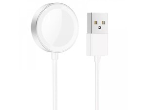 Бездротовий зарядний пристрій Hoco CW39 iWatch USB White