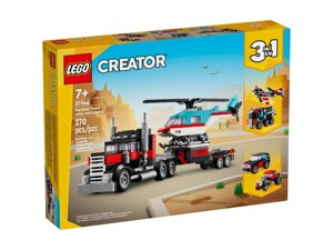 Блоковий конструктор Lego Creator Бортова вантажівка з гелікоптером (31146)