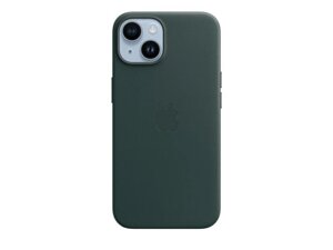 Чохол Apple IPhone 14 Leather Case with MagSafe - Forest Green (MPP53)