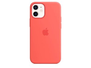 Чохол Apple Silicone Case with MagSafe for iPhone 12 mini Original Pink Citrus (MHKP3)