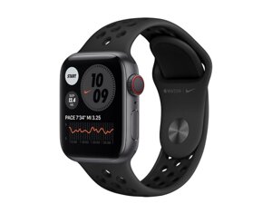 Cмарт-годинник Apple Watch Nike Series 6 GPS + Cellular 40mm Space Gray Alu Case w. Anthracite/Black Sport B. (M06L3)