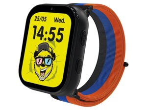 Дитячий смарт-годинник Gelius GP-PK008 (Rainbow) GPS/4G Black