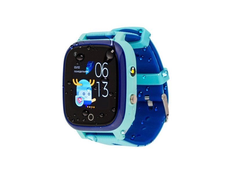 Дитячий розумний годинник AmiGo GO005 4G WIFI Thermometer Blue від компанії DENIKA | ІНТЕРНЕТ МАГАЗИН - фото 1