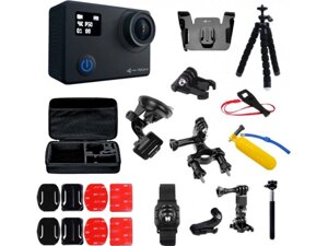 Екшн-камера AIRON ProCam 8 Black Blogger Kit 30 in 1 (69477915500063)